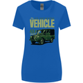 The Go Anywhere Vehicle 4X4 Off Roading Womens Wider Cut T-Shirt Royal Blue
