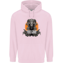 The Goat Skull Gothic Demon Satan Monster Childrens Kids Hoodie Light Pink