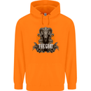 The Goat Skull Gothic Demon Satan Monster Childrens Kids Hoodie Orange