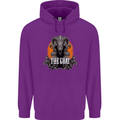The Goat Skull Gothic Demon Satan Monster Childrens Kids Hoodie Purple