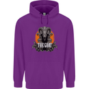 The Goat Skull Gothic Demon Satan Monster Childrens Kids Hoodie Purple