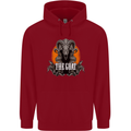 The Goat Skull Gothic Demon Satan Monster Childrens Kids Hoodie Red