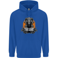 The Goat Skull Gothic Demon Satan Monster Childrens Kids Hoodie Royal Blue