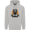 The Goat Skull Gothic Demon Satan Monster Childrens Kids Hoodie Sports Grey