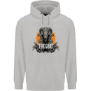 The Goat Skull Gothic Demon Satan Monster Childrens Kids Hoodie Sports Grey