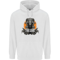 The Goat Skull Gothic Demon Satan Monster Childrens Kids Hoodie White