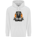 The Goat Skull Gothic Demon Satan Monster Childrens Kids Hoodie White