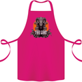The Goat Skull Gothic Demon Satan Monster Cotton Apron 100% Organic Pink