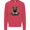 The Goat Skull Gothic Demon Satan Monster Kids Sweatshirt Jumper Heliconia
