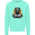 The Goat Skull Gothic Demon Satan Monster Kids Sweatshirt Jumper Peppermint