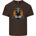 The Goat Skull Gothic Demon Satan Monster Kids T-Shirt Childrens Chocolate