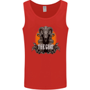 The Goat Skull Gothic Demon Satan Monster Mens Vest Tank Top Red