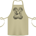 The Golden Age of Bicycles Cyclist Cycling Cotton Apron 100% Organic Khaki