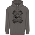 The Golden Age of Bicycles Cyclist Cycling Mens 80% Cotton Hoodie Charcoal
