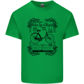 The Golden Age of Bicycles Cyclist Cycling Mens Cotton T-Shirt Tee Top Irish Green