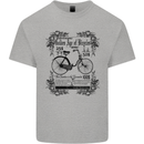 The Golden Age of Bicycles Cyclist Cycling Mens Cotton T-Shirt Tee Top Sports Grey