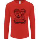 The Golden Age of Bicycles Cyclist Cycling Mens Long Sleeve T-Shirt Red