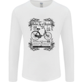 The Golden Age of Bicycles Cyclist Cycling Mens Long Sleeve T-Shirt White
