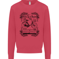 The Golden Age of Bicycles Cyclist Cycling Mens Sweatshirt Jumper Heliconia