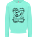 The Golden Age of Bicycles Cyclist Cycling Mens Sweatshirt Jumper Peppermint