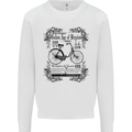 The Golden Age of Bicycles Cyclist Cycling Mens Sweatshirt Jumper White