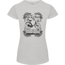 The Golden Age of Bicycles Cyclist Cycling Womens Petite Cut T-Shirt Sports Grey