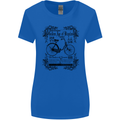 The Golden Age of Bicycles Cyclist Cycling Womens Wider Cut T-Shirt Royal Blue