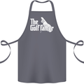 The Golfather Funny Golfer Golf Fathers Day Cotton Apron 100% Organic Steel