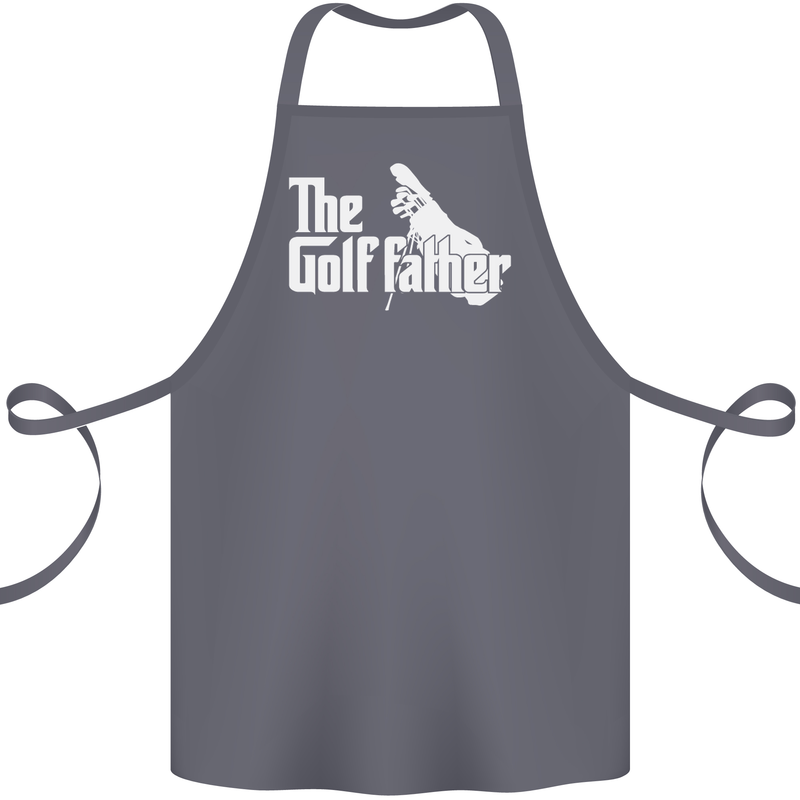 The Golfather Funny Golfer Golf Fathers Day Cotton Apron 100% Organic Steel