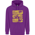 The Good the Bad the Pugly Funny Pug Childrens Kids Hoodie Purple