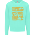 The Good the Bad the Pugly Funny Pug Kids Sweatshirt Jumper Peppermint