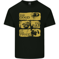 The Good the Bad the Pugly Funny Pug Kids T-Shirt Childrens Black