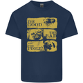 The Good the Bad the Pugly Funny Pug Kids T-Shirt Childrens Navy Blue