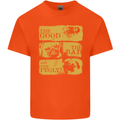 The Good the Bad the Pugly Funny Pug Kids T-Shirt Childrens Orange