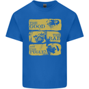 The Good the Bad the Pugly Funny Pug Kids T-Shirt Childrens Royal Blue