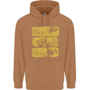 The Good the Bad the Pugly Funny Pug Mens 80% Cotton Hoodie Caramel Latte