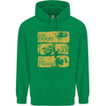The Good the Bad the Pugly Funny Pug Mens 80% Cotton Hoodie Irish Green