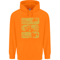 The Good the Bad the Pugly Funny Pug Mens 80% Cotton Hoodie Orange