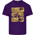 The Good the Bad the Pugly Funny Pug Mens Cotton T-Shirt Tee Top Purple