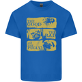 The Good the Bad the Pugly Funny Pug Mens Cotton T-Shirt Tee Top Royal Blue