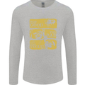 The Good the Bad the Pugly Funny Pug Mens Long Sleeve T-Shirt Sports Grey