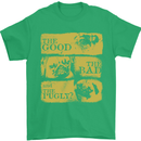 The Good the Bad the Pugly Funny Pug Mens T-Shirt Cotton Gildan Irish Green
