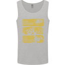 The Good the Bad the Pugly Funny Pug Mens Vest Tank Top Sports Grey