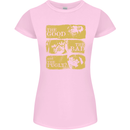 The Good the Bad the Pugly Funny Pug Womens Petite Cut T-Shirt Light Pink