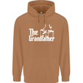 The Grandfather Grandad Grandparent's Day Mens 80% Cotton Hoodie Caramel Latte