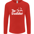 The Grandfather Grandad Grandparent's Day Mens Long Sleeve T-Shirt Red