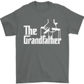 The Grandfather Grandad Grandparent's Day Mens T-Shirt Cotton Gildan Charcoal