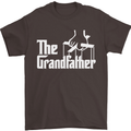 The Grandfather Grandad Grandparent's Day Mens T-Shirt Cotton Gildan Dark Chocolate
