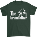 The Grandfather Grandad Grandparent's Day Mens T-Shirt Cotton Gildan Forest Green