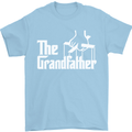 The Grandfather Grandad Grandparent's Day Mens T-Shirt Cotton Gildan Light Blue